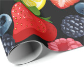 Papier Cadeau Berries et agrumes (Coin rond)