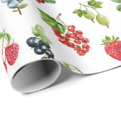 Papier Cadeau Berry Bliss Motif (Coin rond)