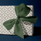 Papier Cadeau Berry Botanique Diamant Motif Noël