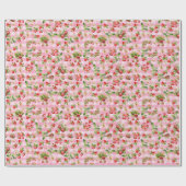 Papier Cadeau Berry Sweet Rose En vichy papier à envelopper (Plat)