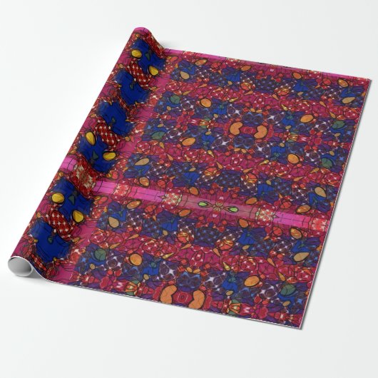 Papier Cadeau Berry Wall (Déroulé)