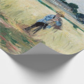 Papier Cadeau Berthe Morisot - Dans le champ de roues à Gennevil (Coin)