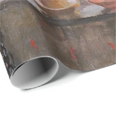 Papier Cadeau Berthe Morisot - Eugene Manet sur l'île de Wight (Coin rond)