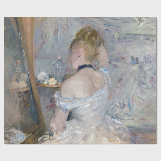 Papier Cadeau Berthe Morisot - Femme à sa Toilette (Plat)