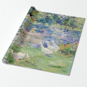 Papier Cadeau Berthe Morisot - Jeune fille dans un bateau avec d