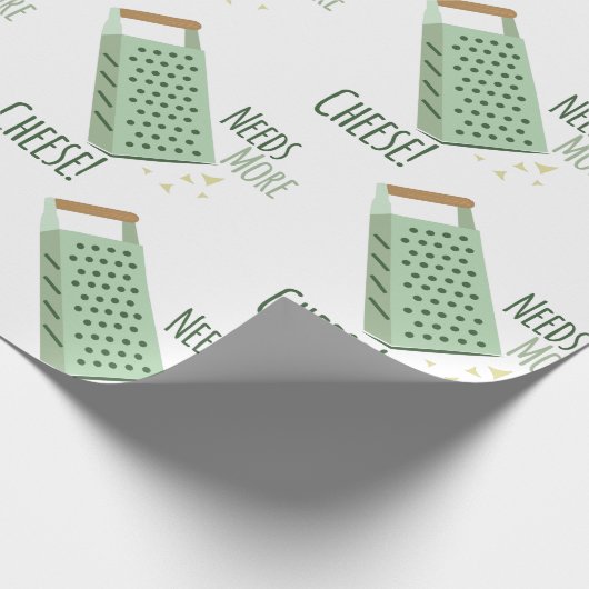 Papier Cadeau Besoin de plus de fromage (Coin)