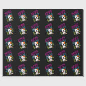 Papier Cadeau Besoin de plus de sommeil | Funny Cat expression d (Plat)