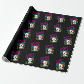 Papier Cadeau Besoin de plus de sommeil | Funny Cat expression d (Déroulé)