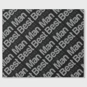 Papier Cadeau Best Man Extraordinaire (Plat)