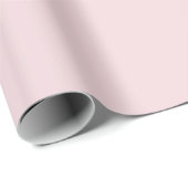 Papier Cadeau Best selling Blush Pink Wrapping Paper (Coin rond)