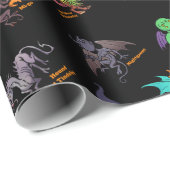 Papier Cadeau Bestiaire II de Cthulhu Lovecraft Mythos Chibi (Coin rond)