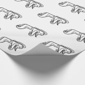 Papier Cadeau Bête Pictish (Coin)