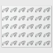 Papier Cadeau Bête Pictish (Plat)