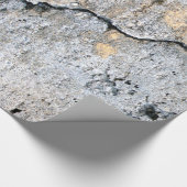 Papier Cadeau Béton sale et criqué (Coin)