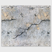 Papier Cadeau Béton sale et criqué (Plat)