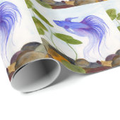 Papier Cadeau Betta fish (Coin rond)