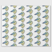 Papier Cadeau Betta fish (Plat)