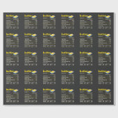 Papier Cadeau Beurre amusant Valeur nutritive Humour des gras al (Plat)