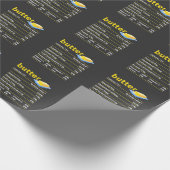 Papier Cadeau Beurre amusant Valeur nutritive Humour des gras al (Coin)