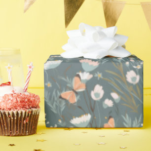 Papier Cadeau Beurre d'été et Fleur sauvage