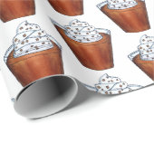 Papier Cadeau Beurre-écossais Pudding Crème à hanches Alimentati (Coin rond)