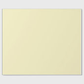 Papier Cadeau Beurre jaune uni (Plat)