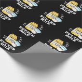 Papier Cadeau Beurre Lait Drôle Nourriture Laitier Jeu Basse BG (Coin)