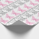 Papier Cadeau Beurre Ribbion Cancer du sein (Coin)