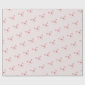 Papier Cadeau Beurre rose Aquarelle (Plat)