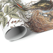 Papier Cadeau Beurre rose rose rose rose Beurre or Script frança (Coin rond)