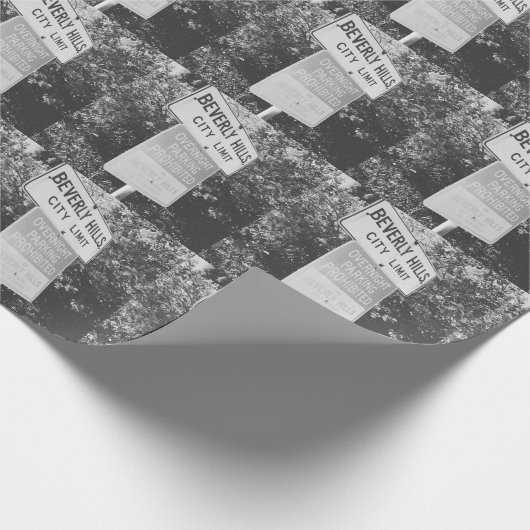 PAPIER CADEAU BEVERLY HILLS ENVELOPPANT NOËL DE NOËL (Coin)