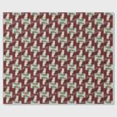 Papier Cadeau Bianca's Maine Coon Christmas Chat / Kitten (Plat)