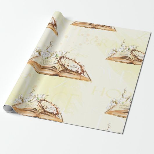 Papier Cadeau Bible de l'aquarelle religieuse (Déroulé)