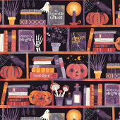 Papier Cadeau Bibliothèque Halloween