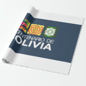 Papier Cadeau bicentenario Bolivia (Déroulé)