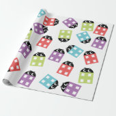 Papier Cadeau Biches jolies et colorées (Déroulé)