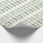 Papier Cadeau Bicyclettes vintages (Coin)