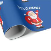 PAPIER CADEAU BIDEN BRANDON CHRISTMAS (Coin rond)