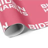 PAPIER CADEAU BIDEN HARRIS (Coin rond)