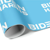 PAPIER CADEAU BIDEN HARRIS (Coin rond)