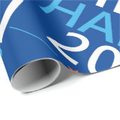 Papier Cadeau Biden Harris 2024 aux élections présidentielles am (Coin rond)