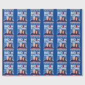 PAPIER CADEAU BIDEN HARRIS DOUX (Plat)