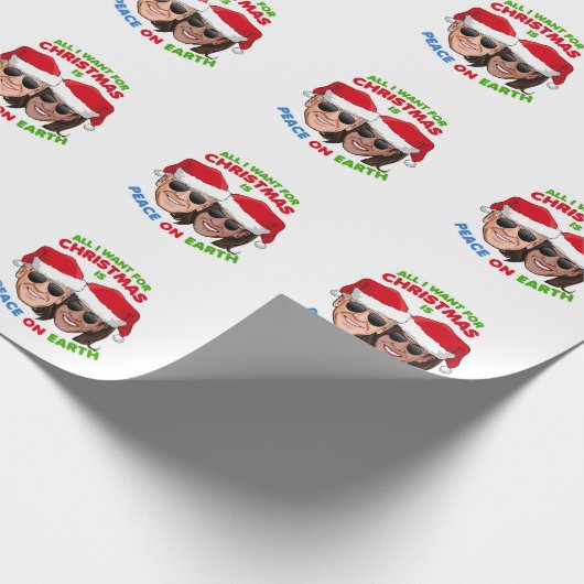 PAPIER CADEAU BIDEN HARRIS - LA PAIX SUR TERRE (Coin)