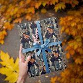 Papier Cadeau Bien-aimé Noël Carol Tiny Tim Bob Cratchit