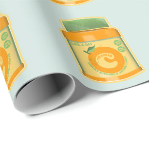 Papier Cadeau Bien-être vitamine C