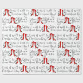 Papier Cadeau Bientôt, ce sera Noël ! (Plat)