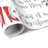 Papier Cadeau Bientôt, ce sera Noël ! (Coin rond)