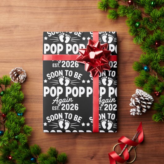 Papier Cadeau Bientôt futur papy papy encore une fois établ. 202 (Cadeau de vacances)