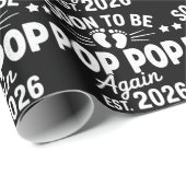 Papier Cadeau Bientôt futur papy papy encore une fois établ. 202 (Coin rond)