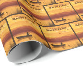 Papier Cadeau Bienvenue À Mon Happy Place (Coin rond)